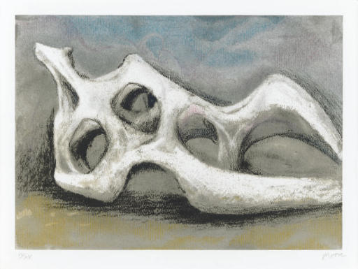 Reclining Figure Bone — Henry Moore