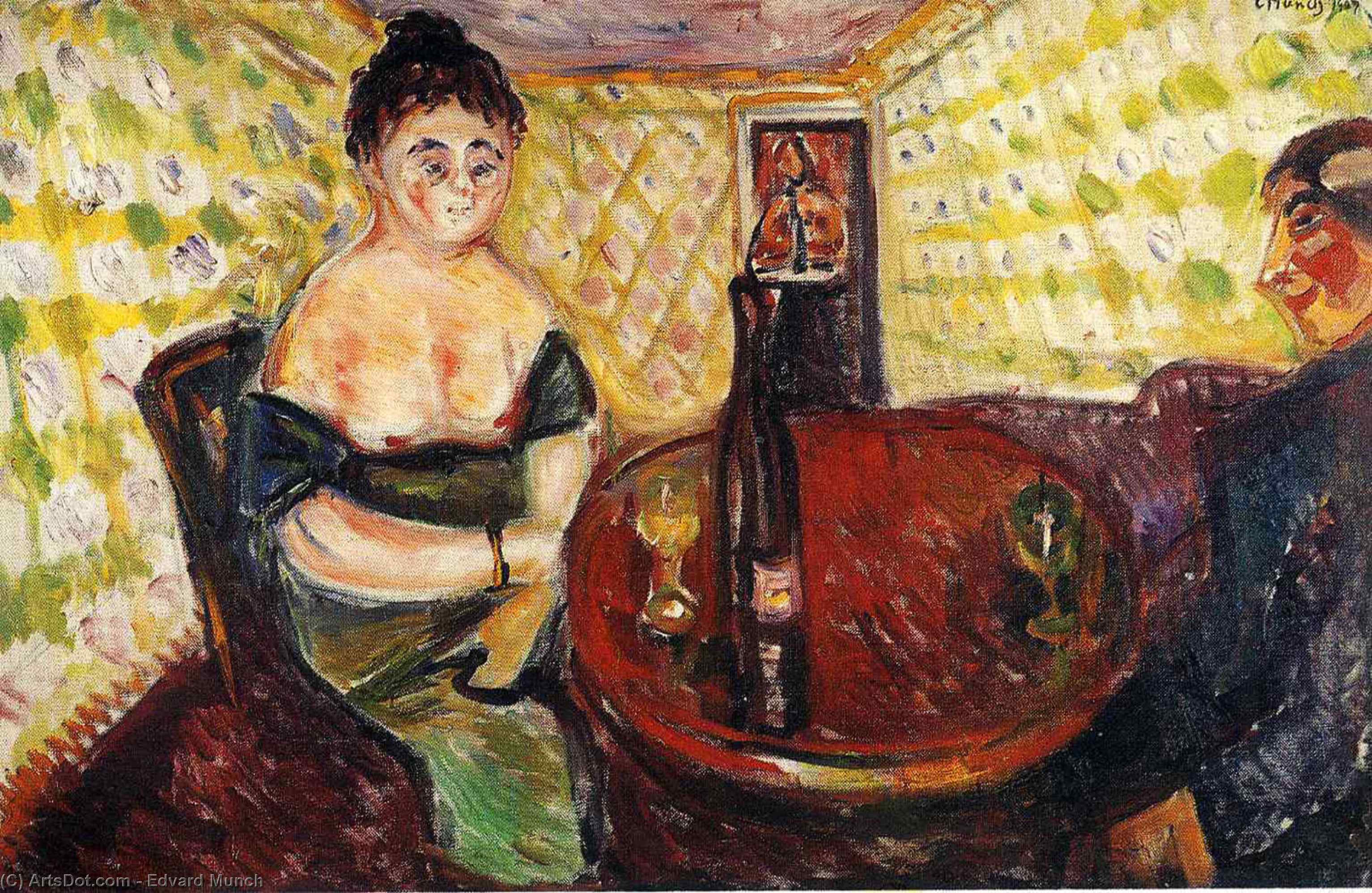 Brothel Scene. Zum Sussen Madel — Edvard Munch