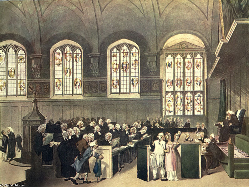 Court Of Chancery, Lincoln's Inn Hall — William Henry Pyne
