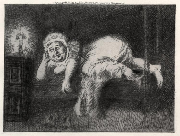 Marie-jeanne...listened And Waited — George Benjamin Luks