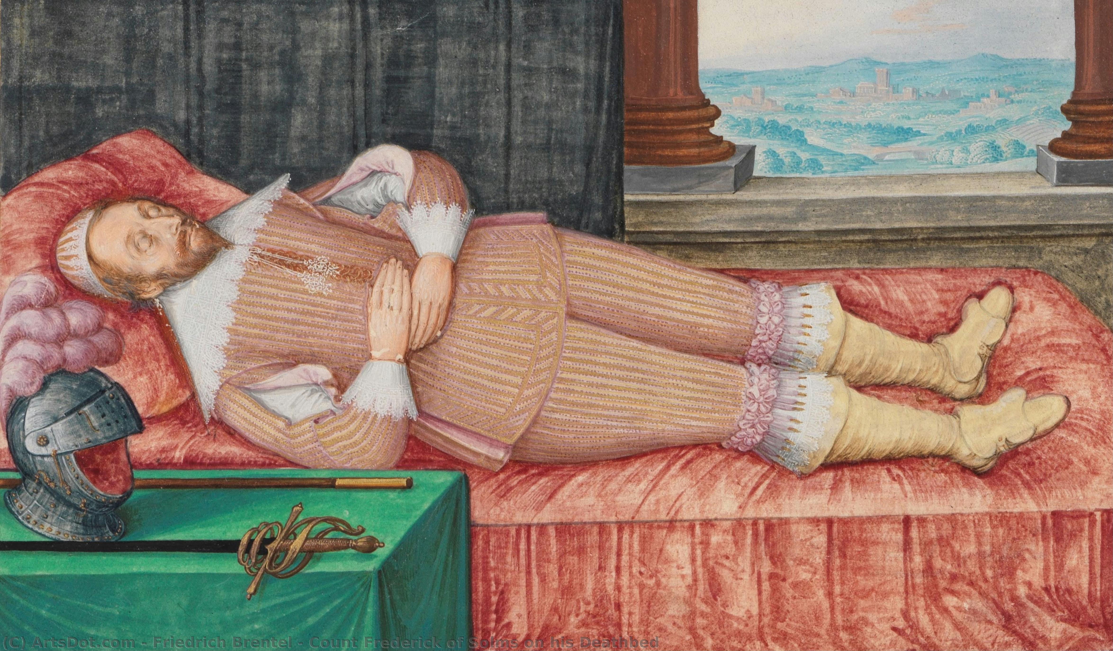 Count Frederick Of Solms On His Deathbed — Friedrich Brentel