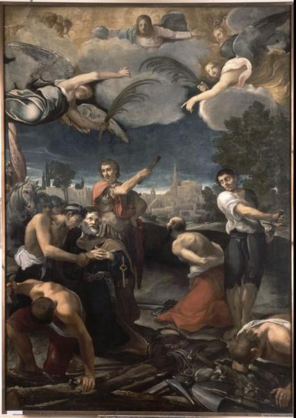 Le Martyre De Saint Pierre Et Saint Paul — Ludovico Carracci