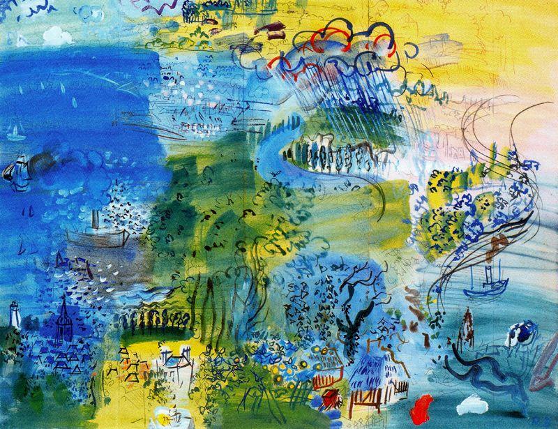Scenery Bar Palais De Chaillot (draft) — Raúl Dufy