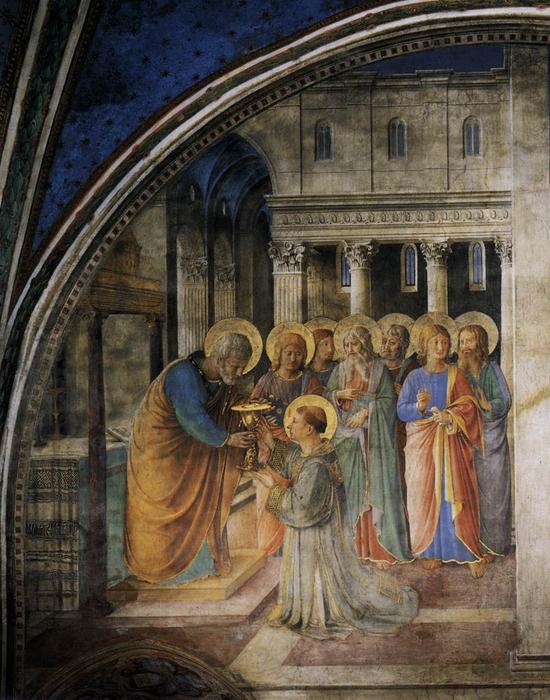 St Peter Consacrates Stephen As Deacon (cappella Niccolina, Palazzi Pontifici, Vatican) — Fra Angelico