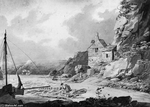 View From Stonehouse Bridge, Plymouth — William Payne