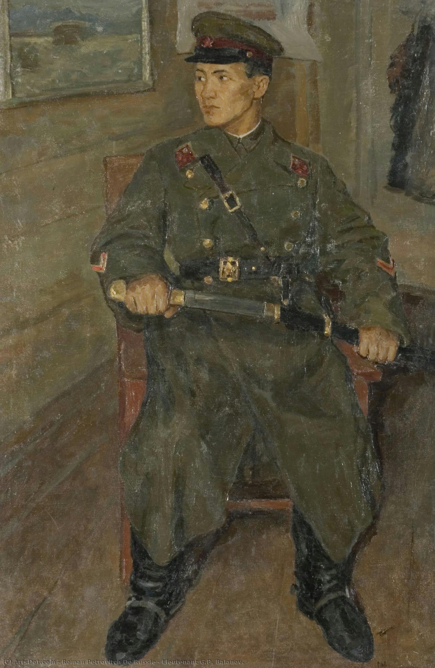 Lieutenant G.p. Balanov. — Roman Petrovitch De Russie
