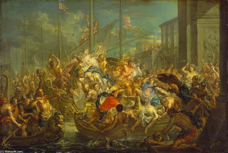 The Abduction Of Helen — Johann Georg Platzer