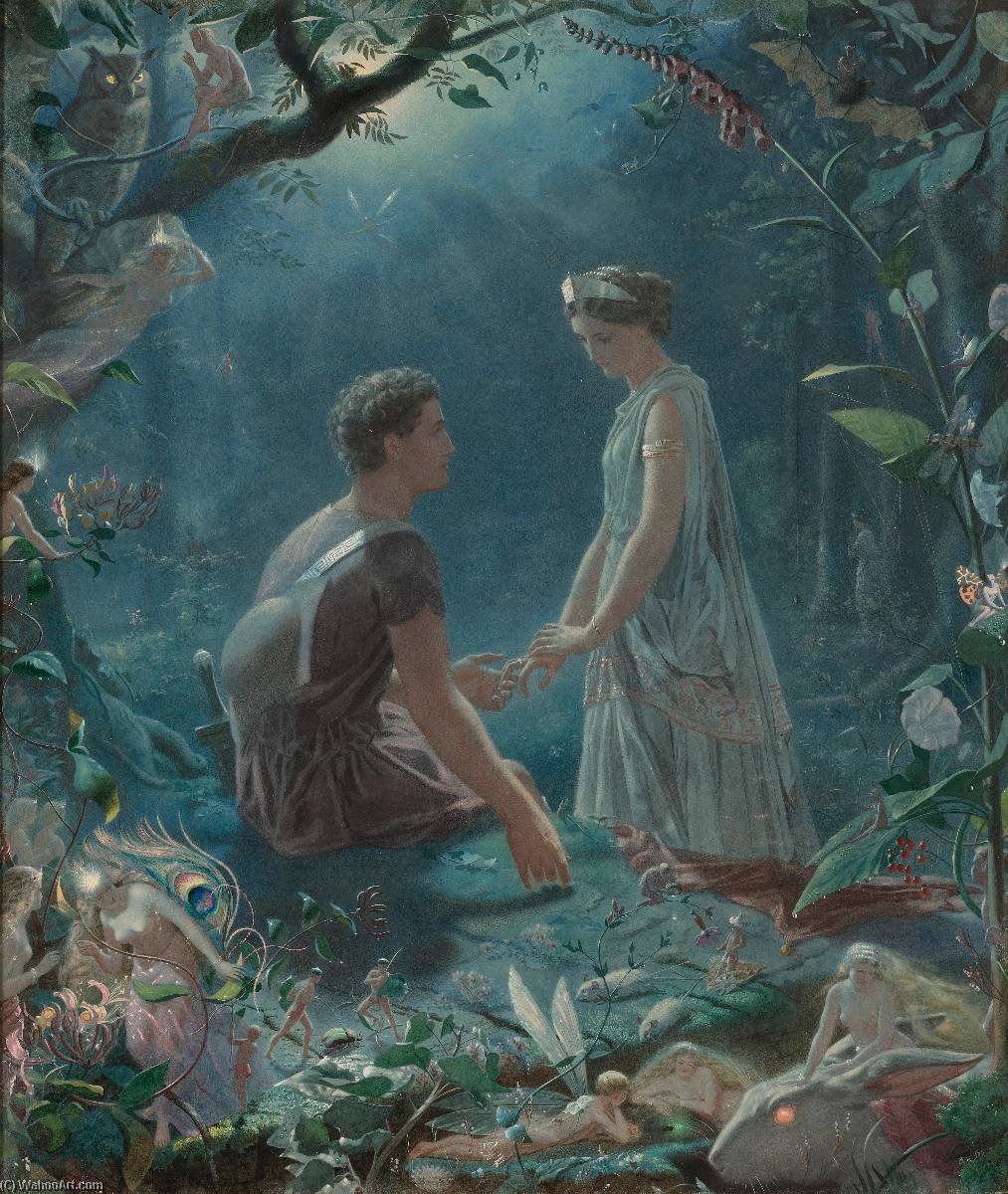 Hermia And Lysander, A Midsummer Night's Dream — John Simmons