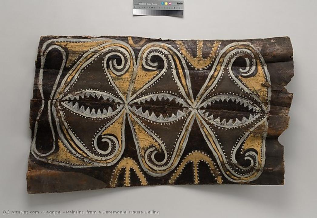 Painting From A Ceremonial House Ceiling — Tagopai