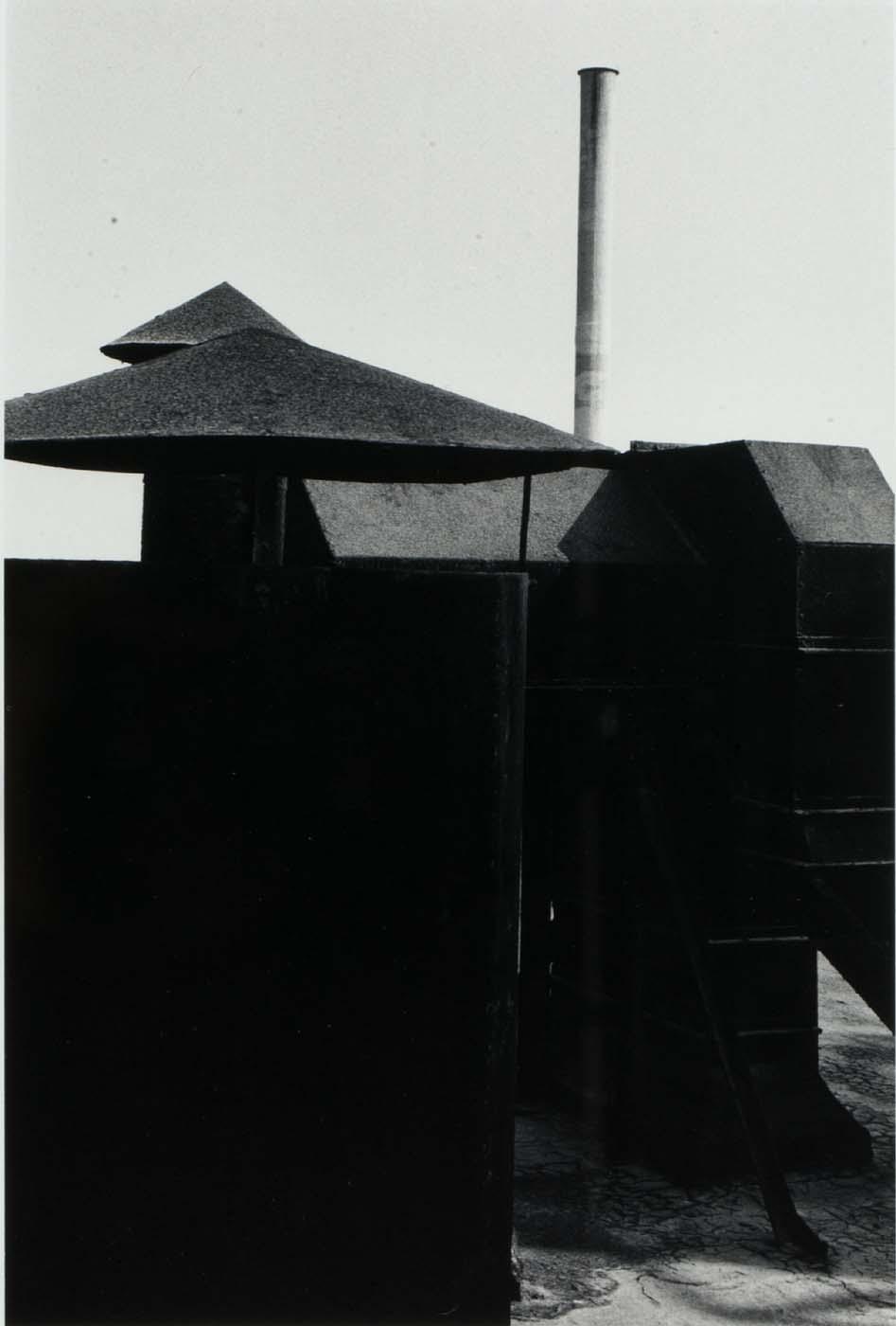 Untitled (roof Top View Vents And Smokestacks) — Burk Uzzle
