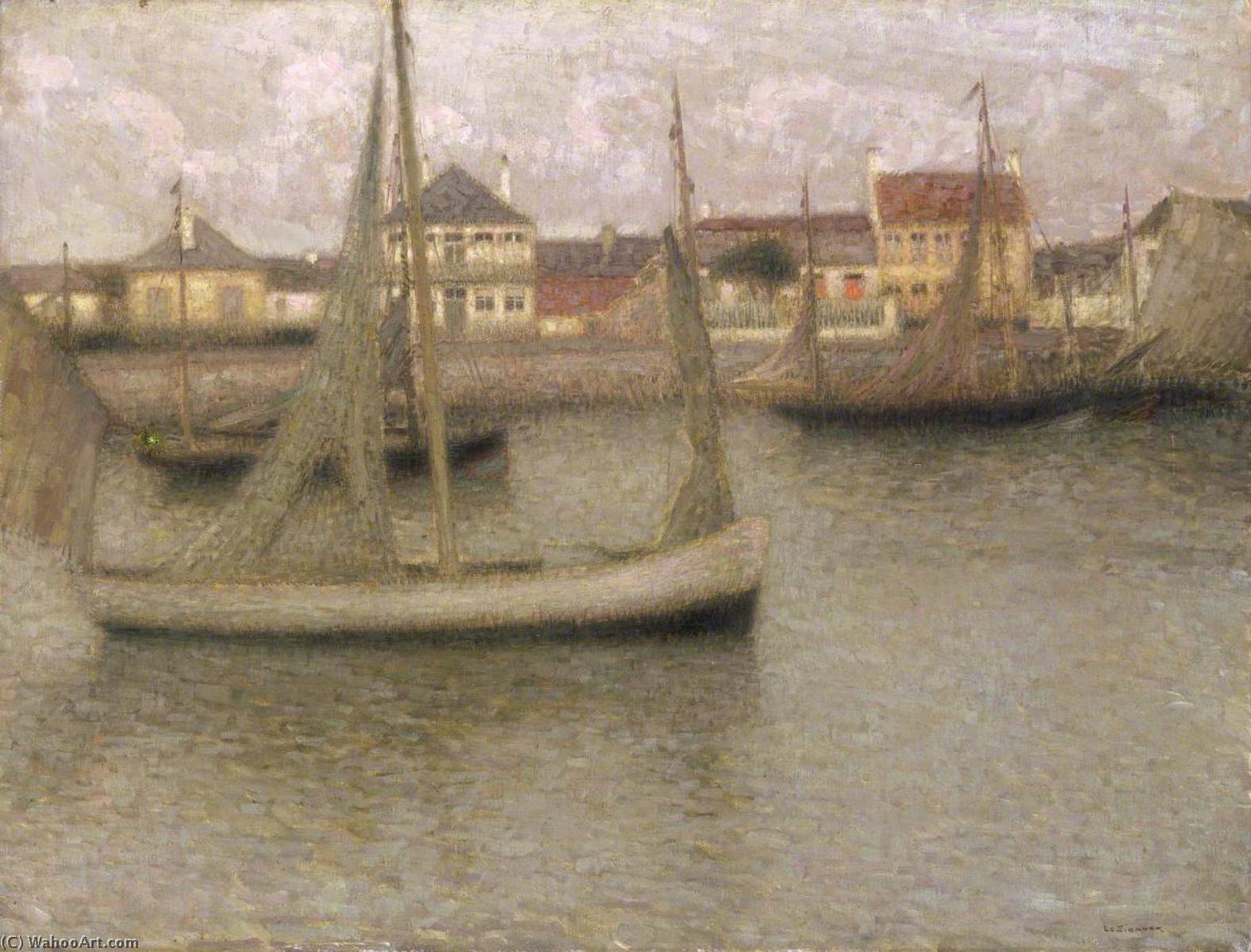 Boats, Heyst — Henri Le Sidaner