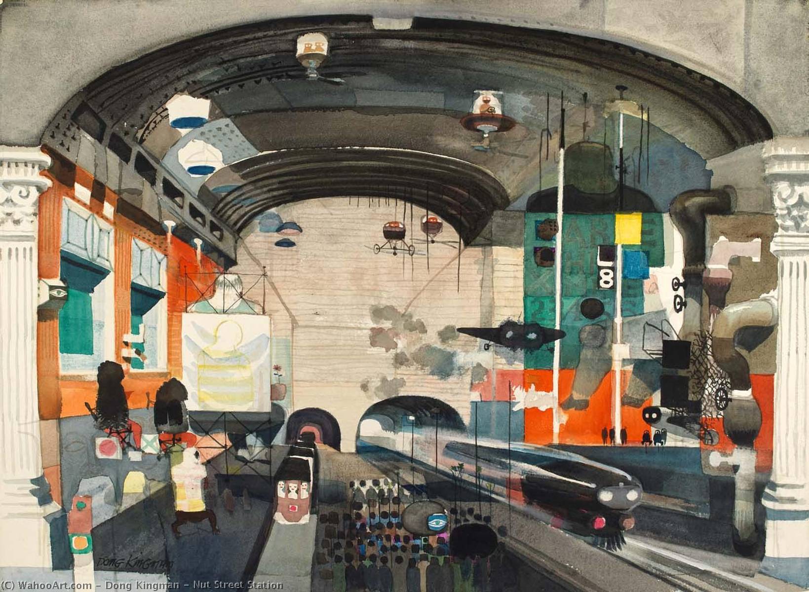 Nut Street Station — Dong Kingman