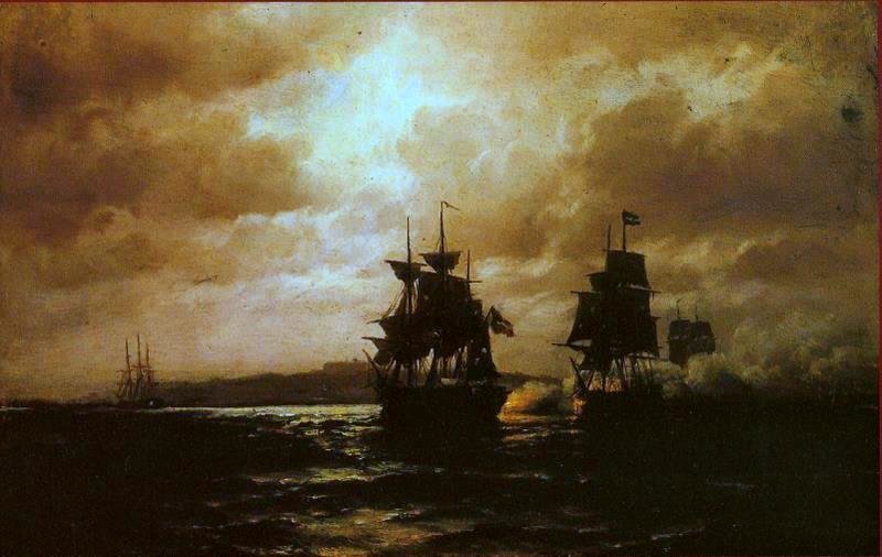 Combate Naval — Edoardo Federico De Martino