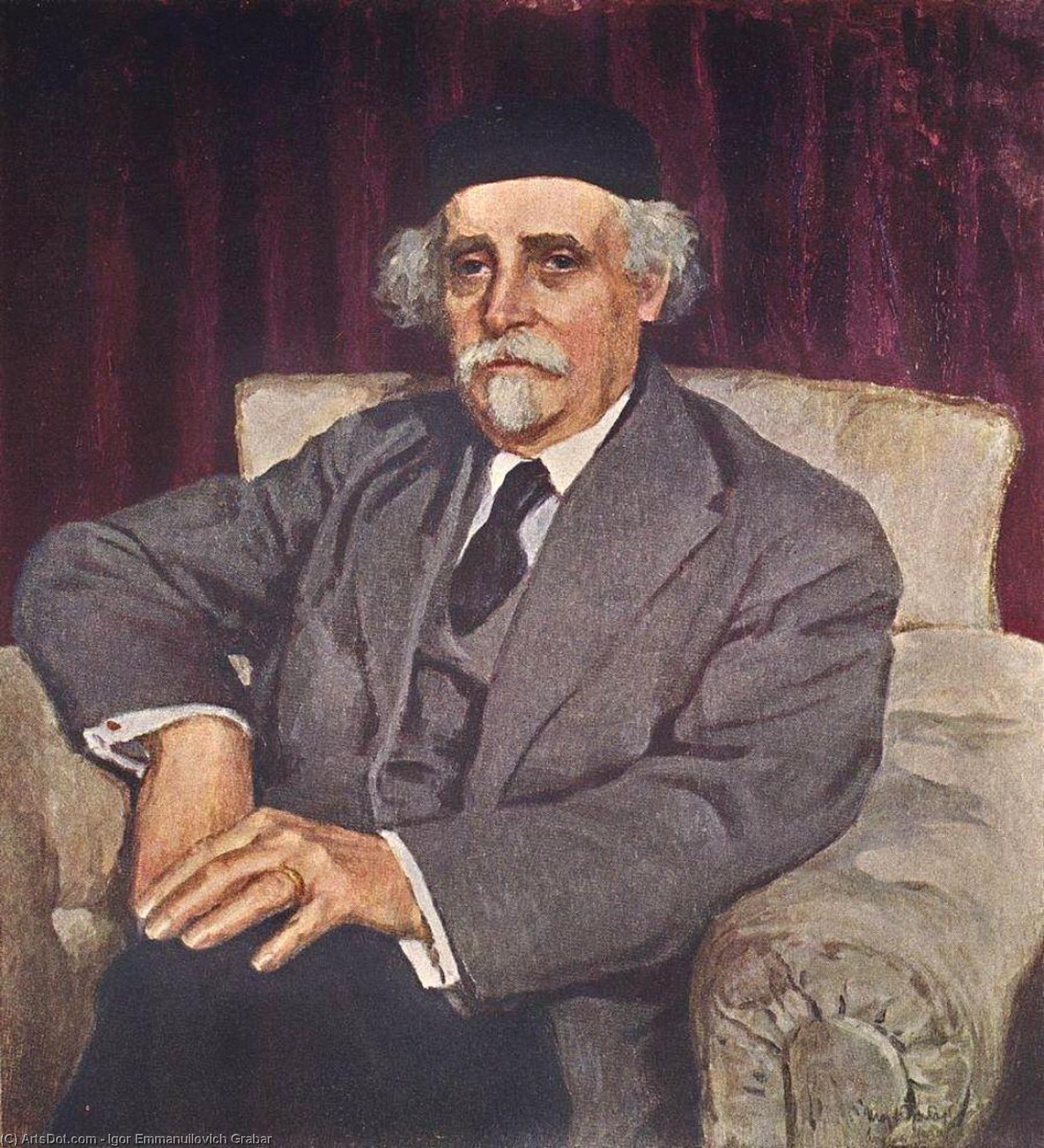Portrait Of N.d.zelinsky — Igor Emmanuilovich Grabar