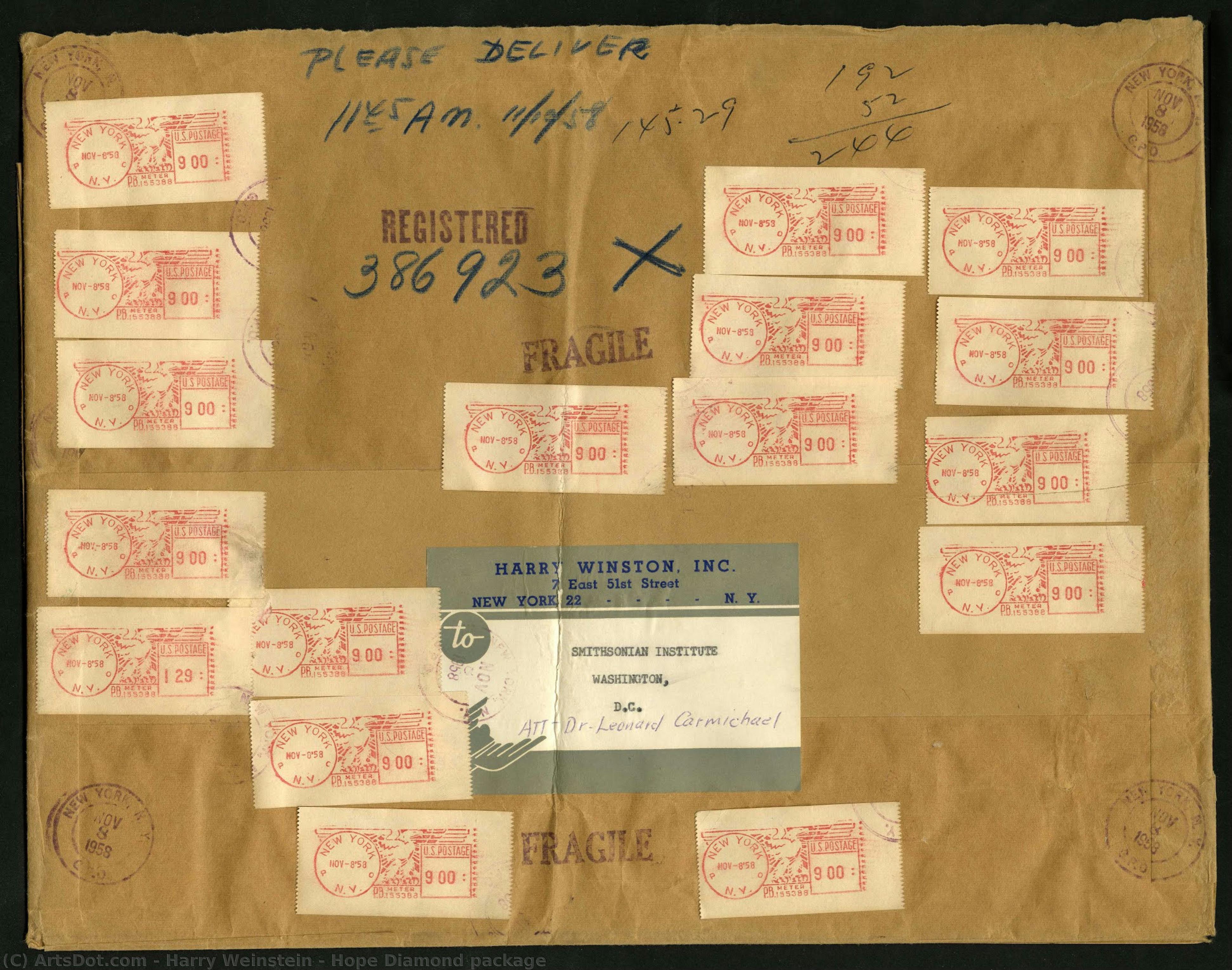 Hope Diamond Package — Harry Weinstein