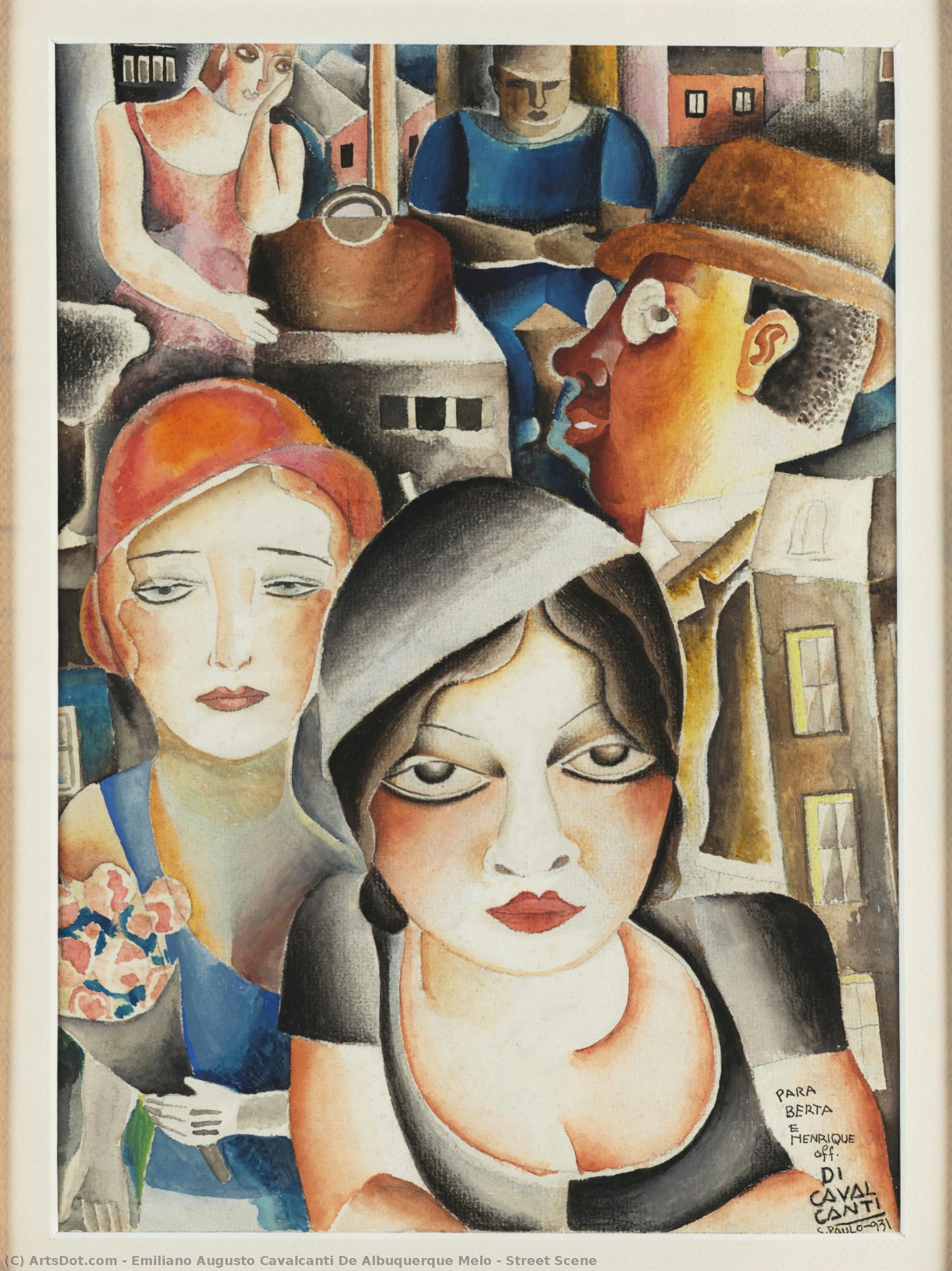 Street Scene — Emiliano Augusto Cavalcanti De Albuquerque Melo