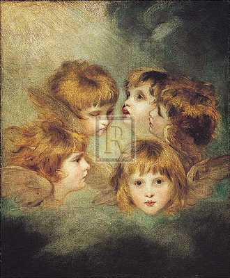 Childs Portrait In Different Views — Sir Joshua Reynolds