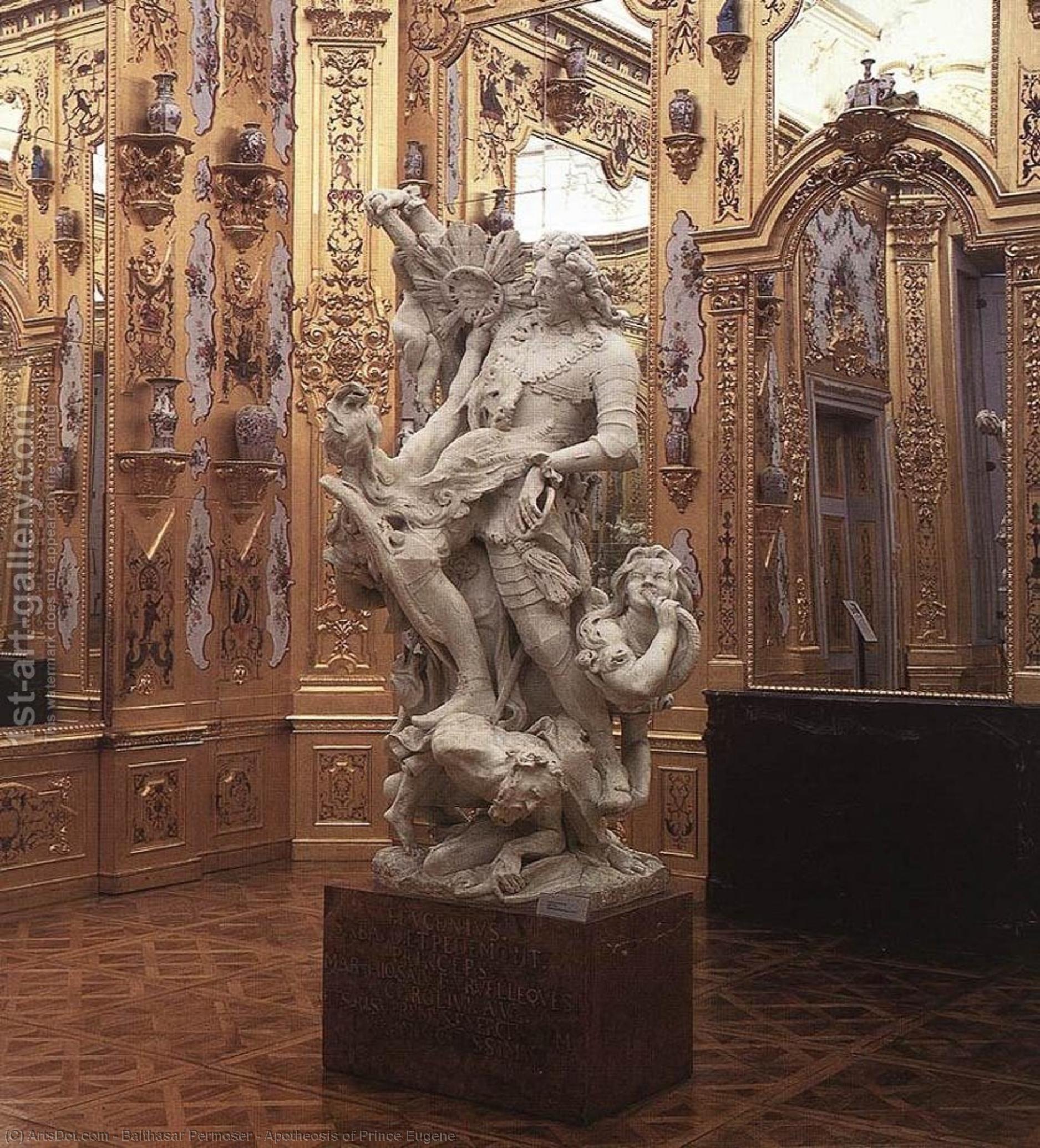 Apotheosis Of Prince Eugene — Balthasar Permoser