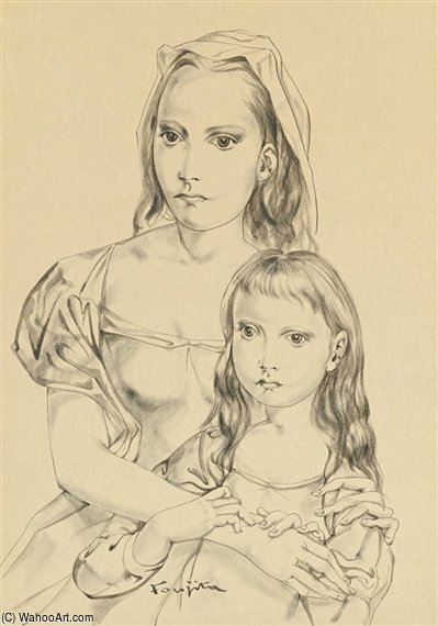 Mère Et Enfant — Léonard Tsuguharu Foujita