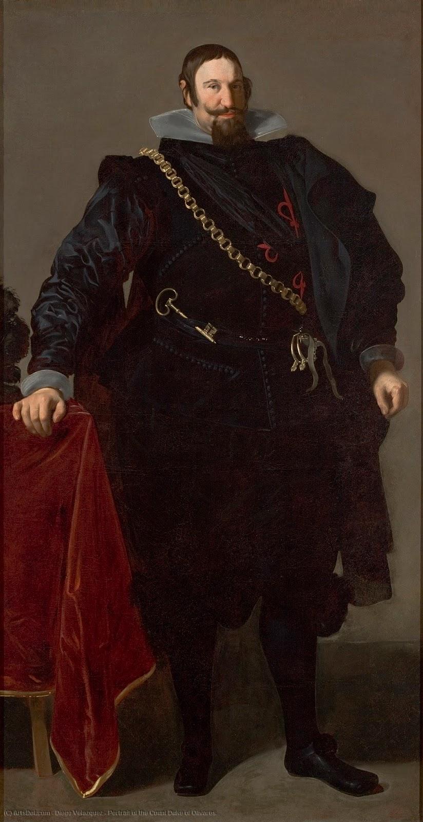 Portrait Of The Count Duke Of Olivares — Diego Velázquez
