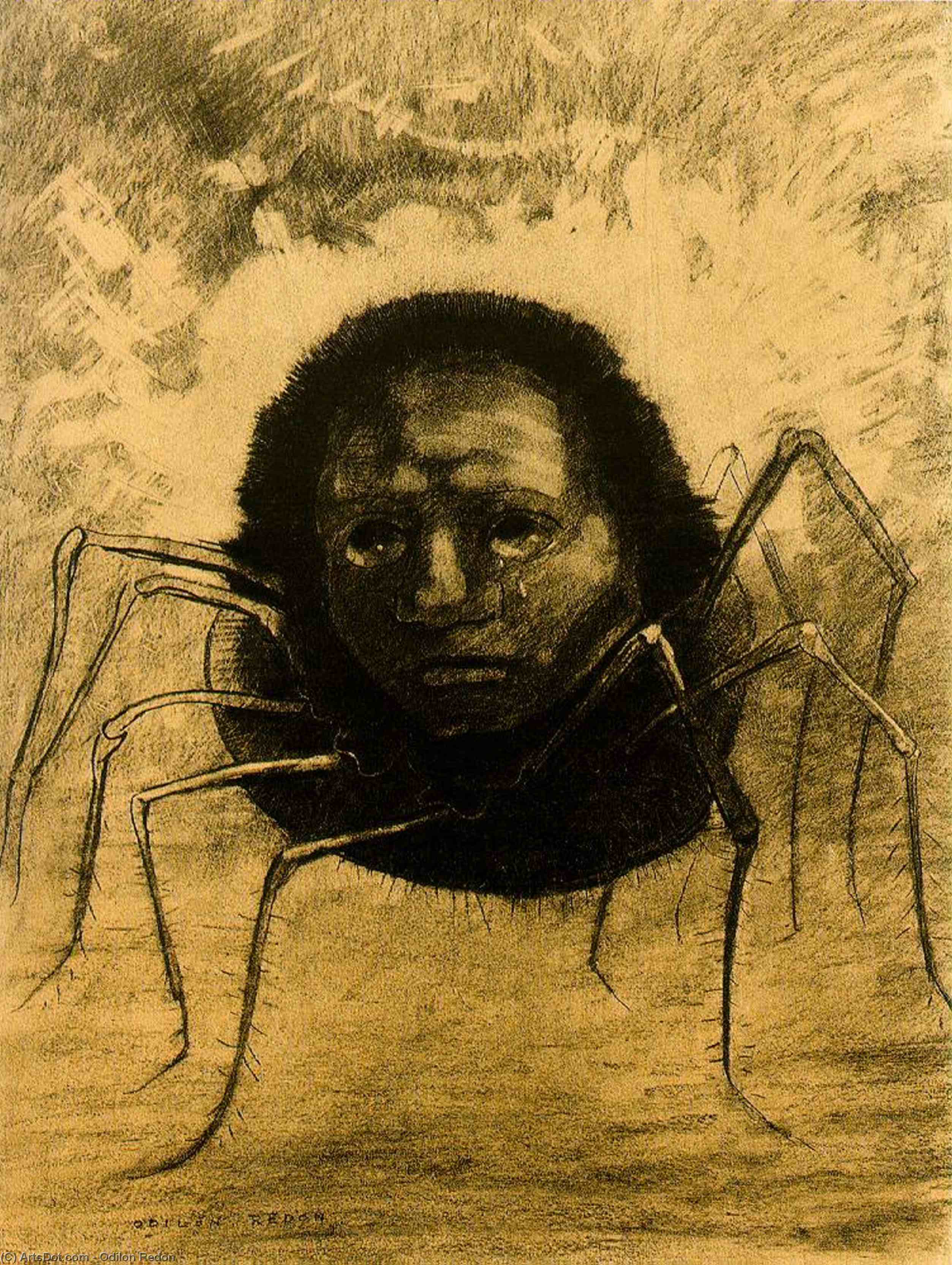 The Crying Spider — Одилон Редон