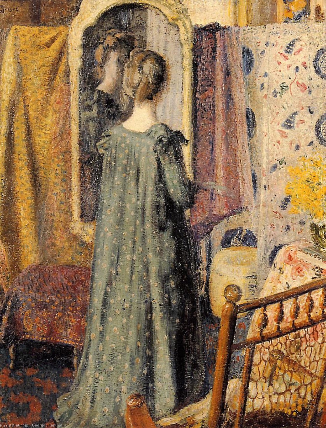 Woman Standing In Front Of The Mirror (also Known As Madame Georges Lemmen) — Georges Lemmen