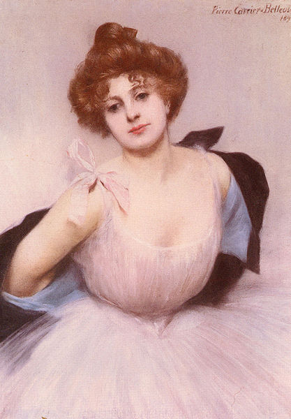 Portrait Of A Dancer — Albert Ernest Carrier Belleuse