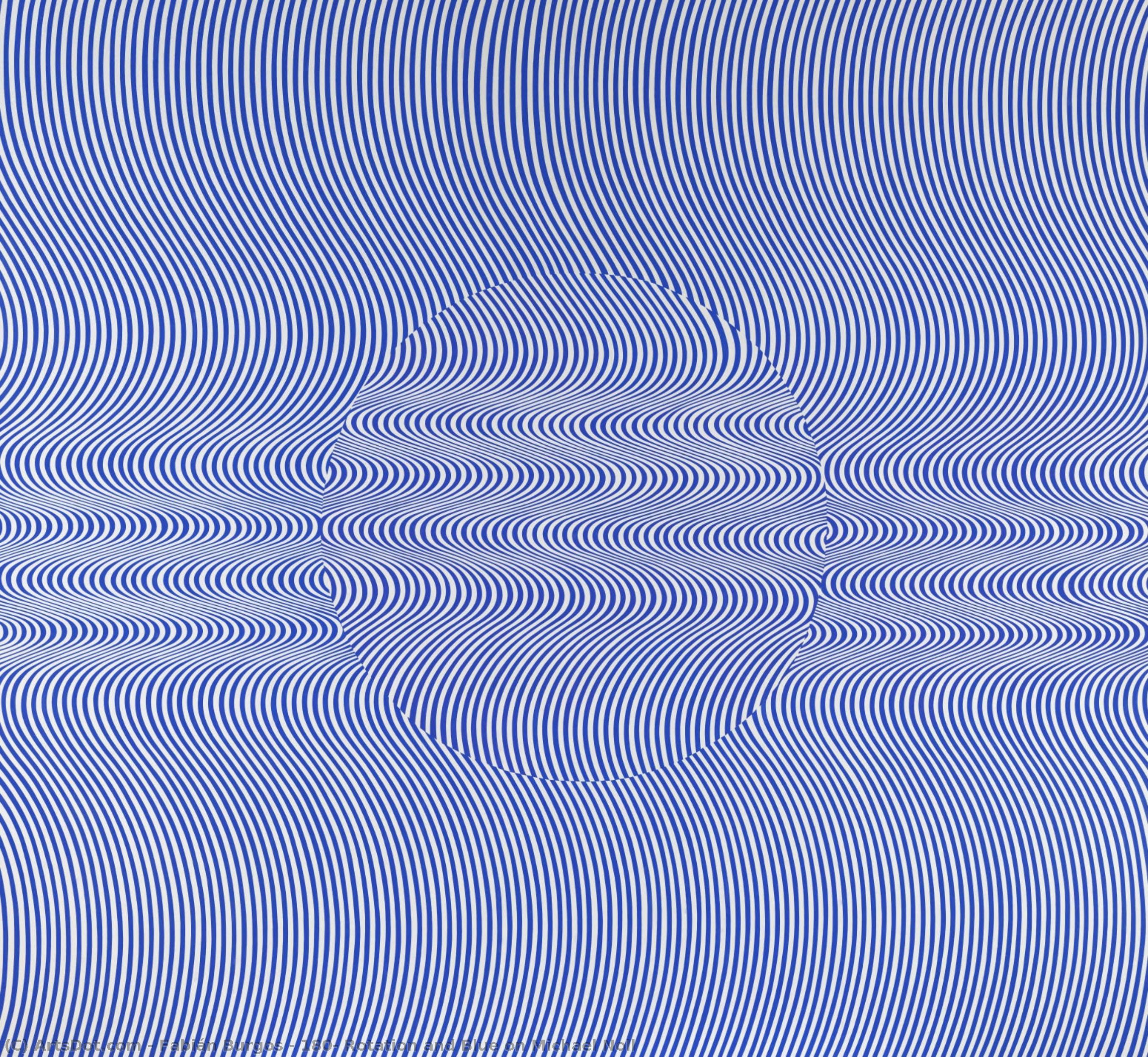 180° Rotation And Blue On Michael Noll — Fabián Burgos