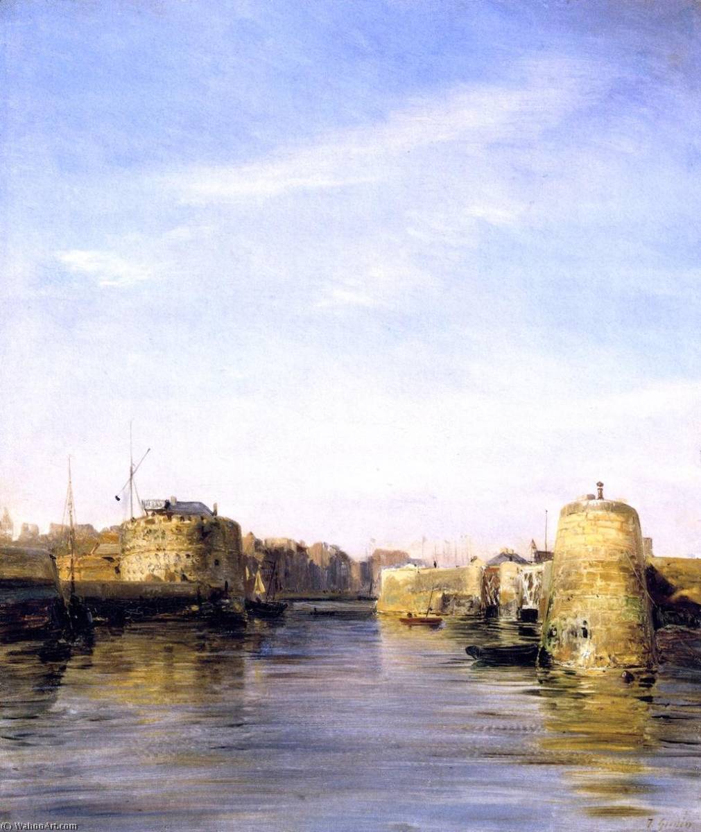 Entry To The Port Of Le Havre — Jean Antoine Théodore De Gudin