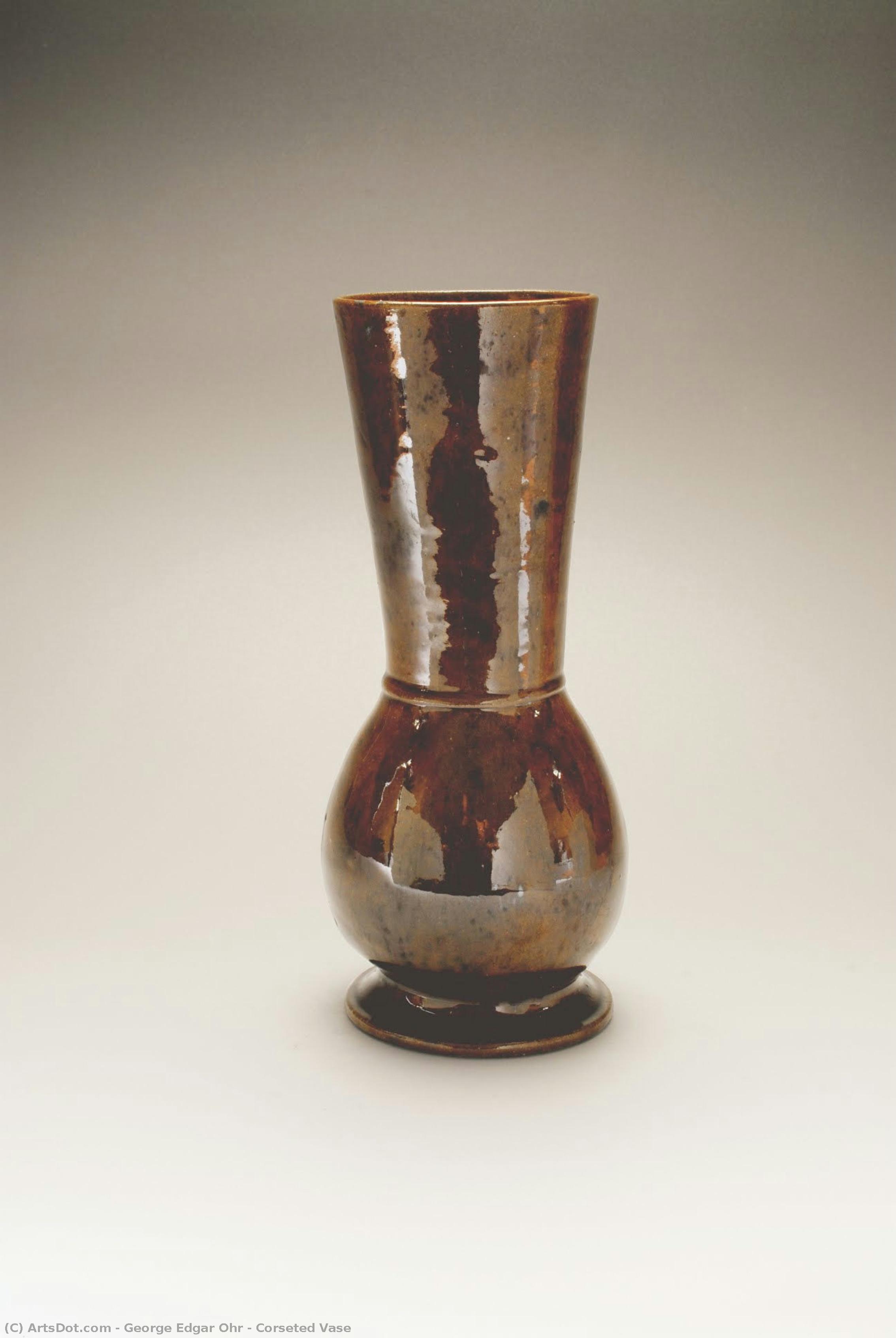 Corseted Vase — George Edgar Ohr