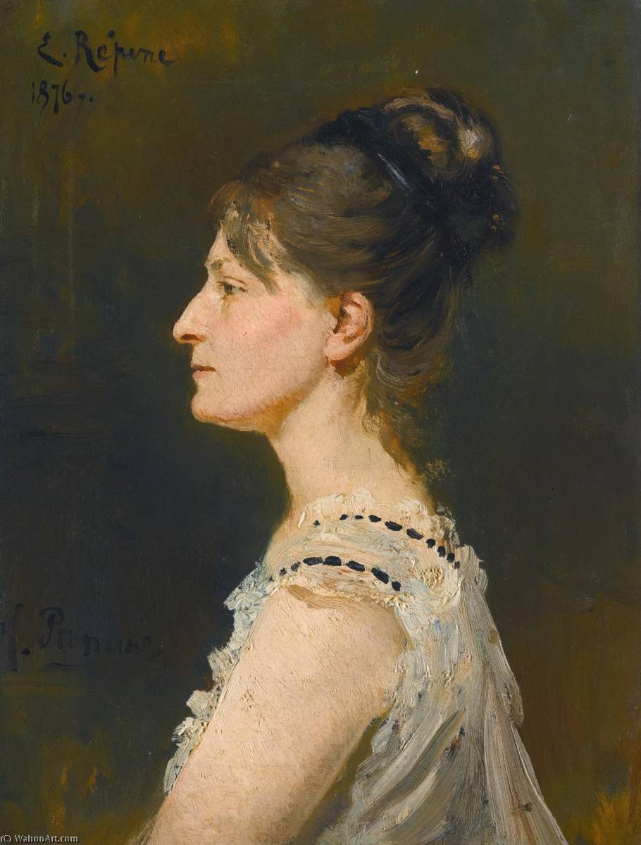 Portrait Of A Lady Said To Be Maria Grigorievna Ge (1854 1932) — Ilja Jewgenjewitsch Repin