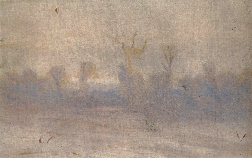 Winter. Fog — Arkhip Ivanovich Kuindzhi