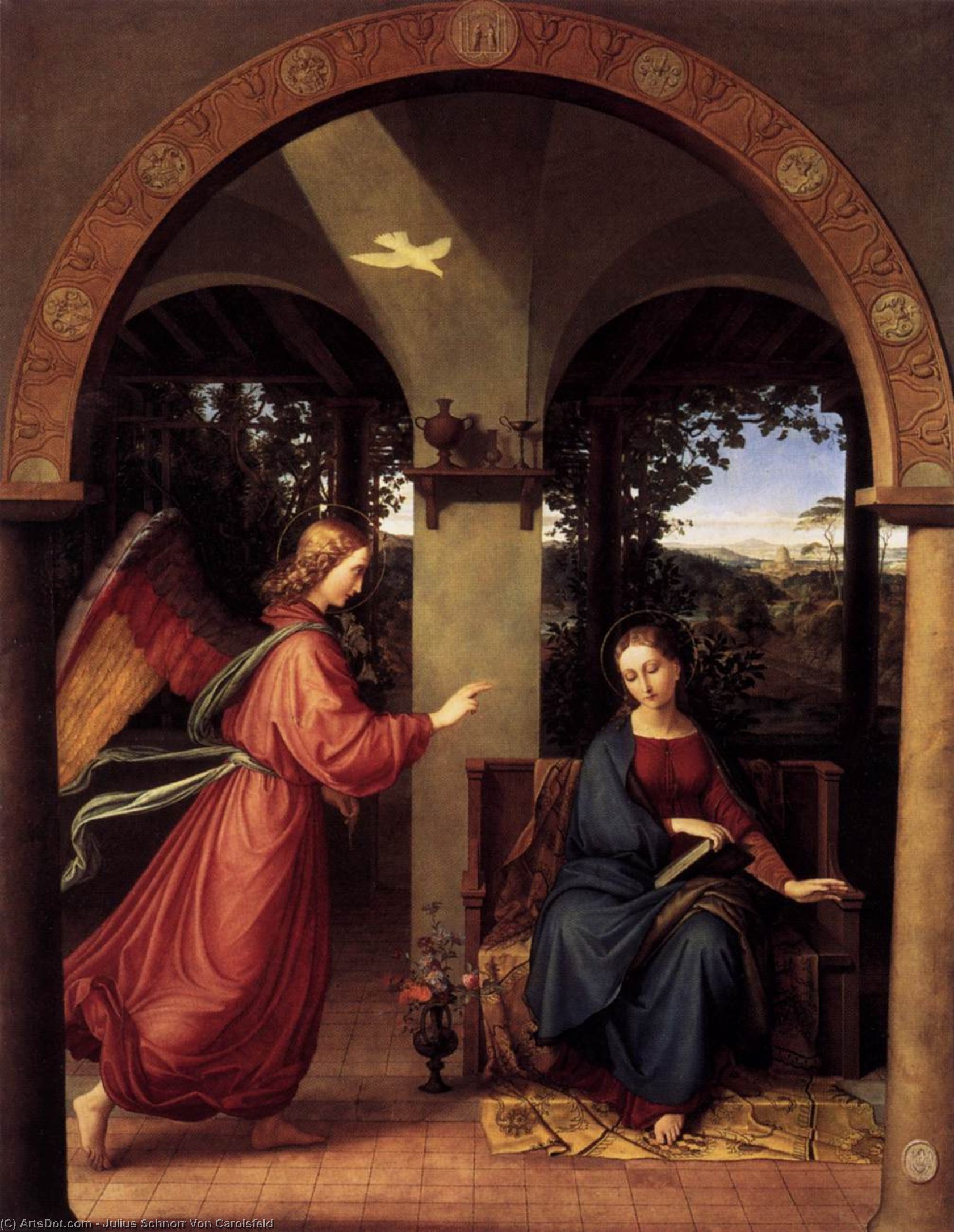 Annunciation — Julius Schnorr Von Carolsfeld