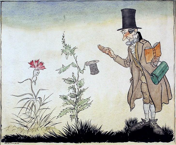 The Professor Can't Stand That Sort Of Thing — Arthur Rackham