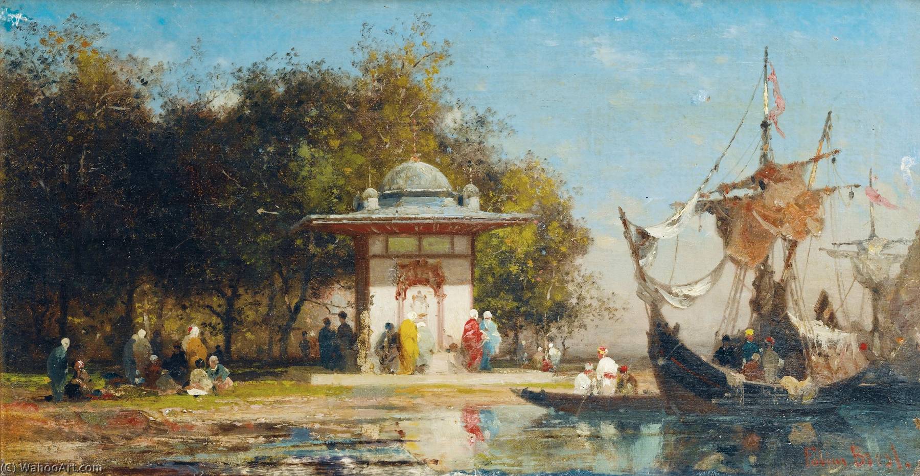 Fontaine Au Bord De La Mer En Turquie — Germain Fabius Brest
