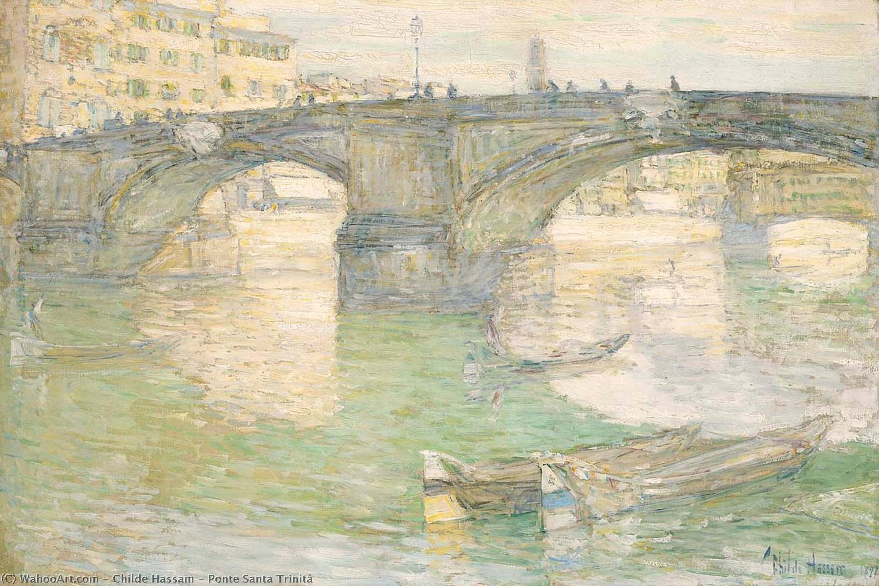 Ponte Santa Trinità — Frederick Childe Hassam