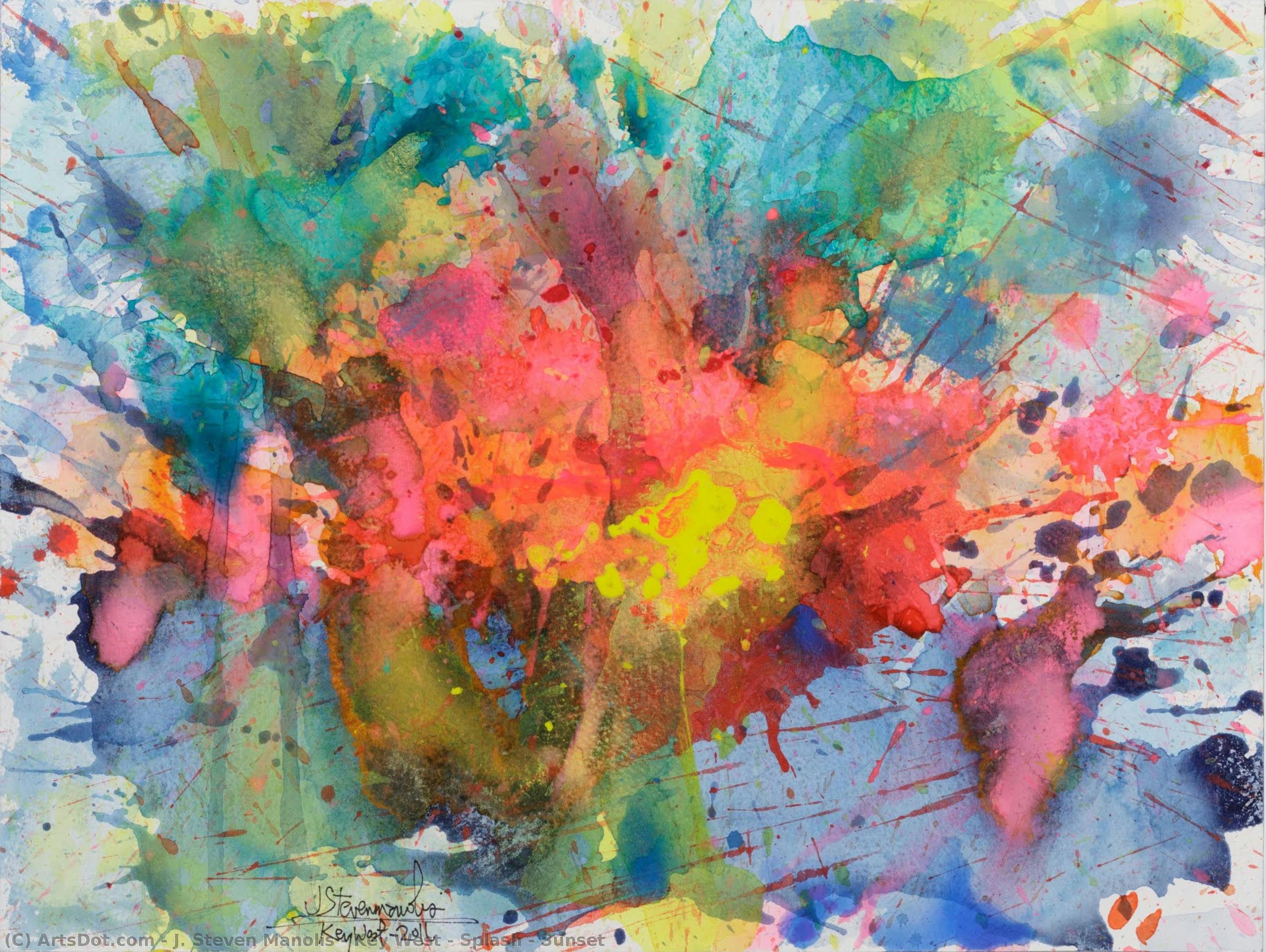 Key West - Splash - Sunset — J. Steven Manolis
