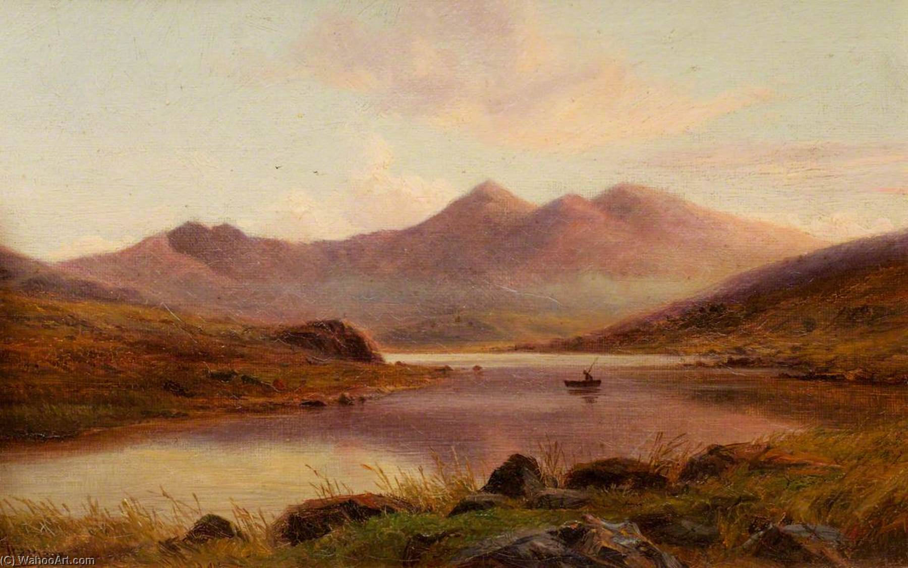 Landscape With Mountains Snowdon — George Harrison