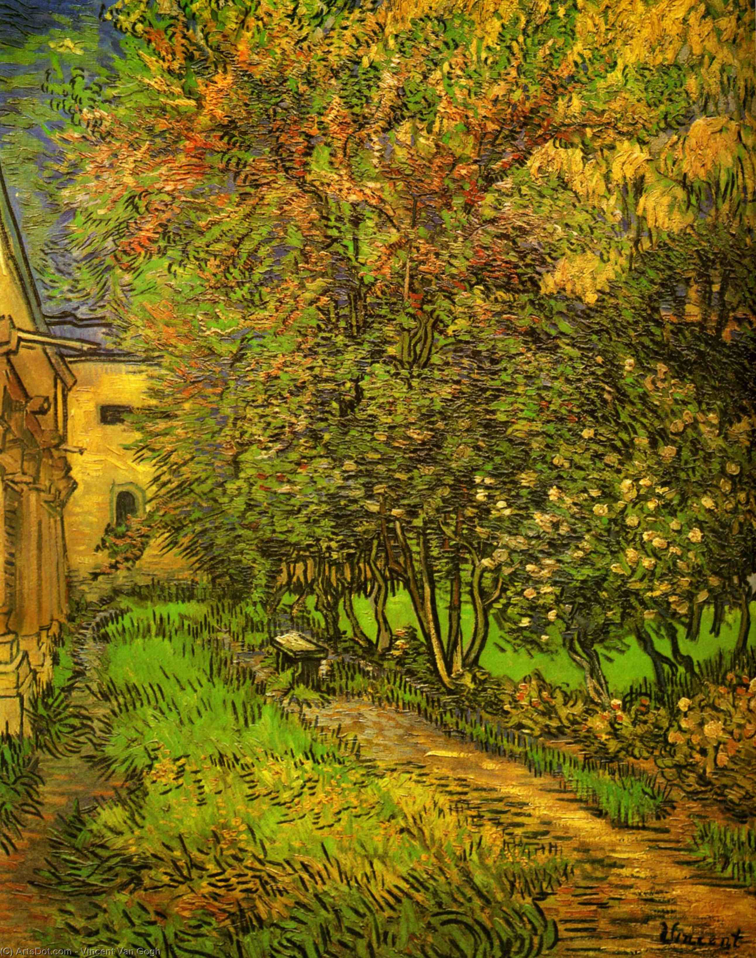 Der Garten Des St. Pauls Krankenhauses — Vincent Willem Van Gogh