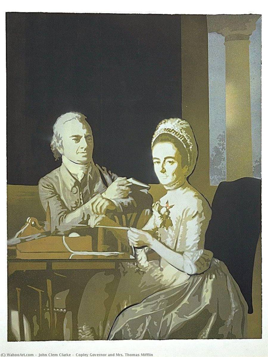 Copley Governor And Mrs. Thomas Mifflin — John Clem Clarke