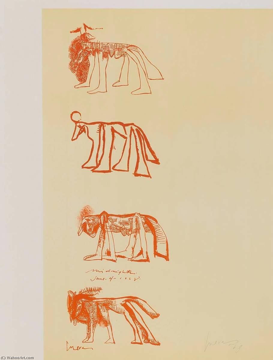 Four Sketches Of Animals — José Luis Cuevas