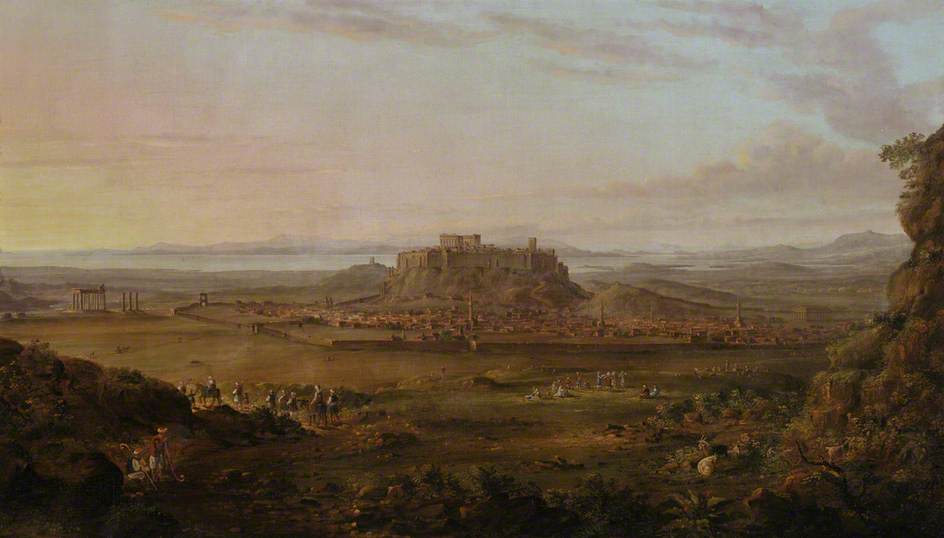 View Of Athens And The Acropolis — Richard Bankes Harraden