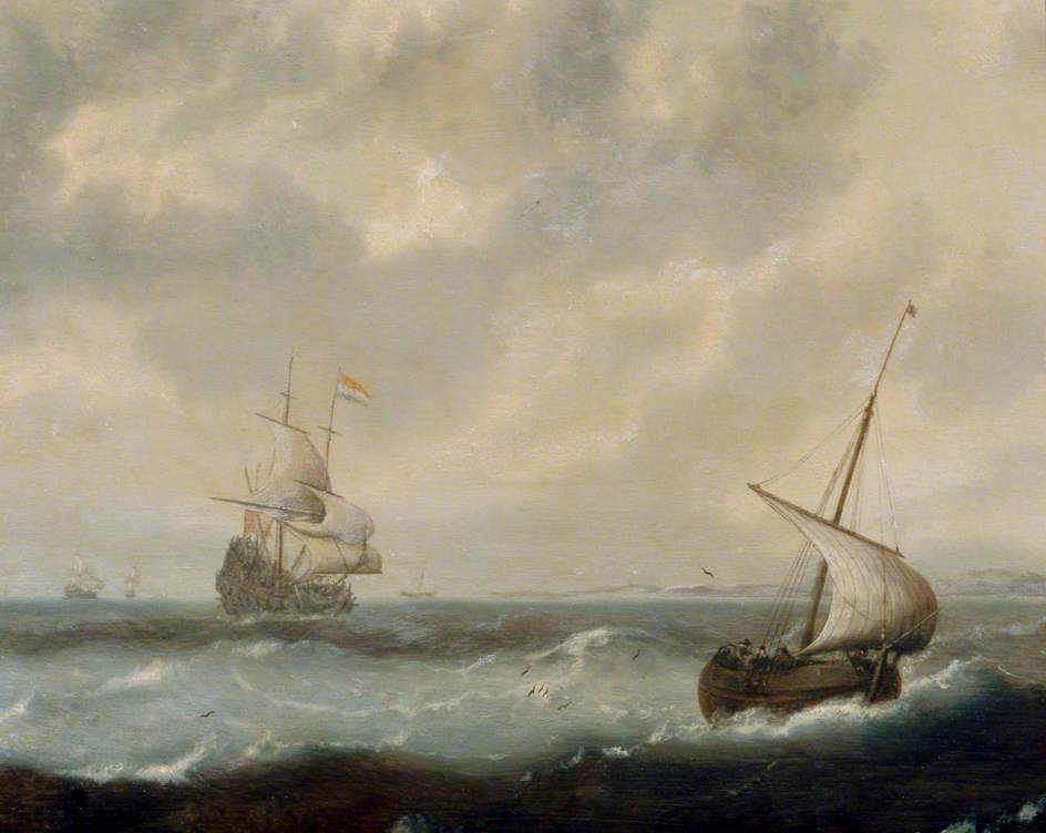 Shipping Off A Coast — Jan Porcellis