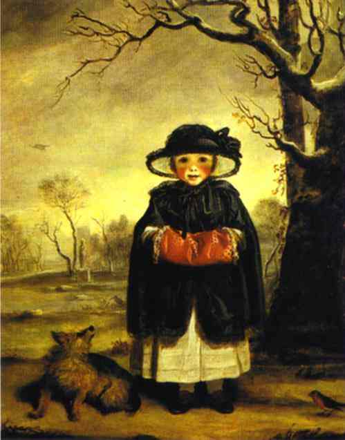 Lady Caroline Scott As Winter — Sir Joshua Reynolds