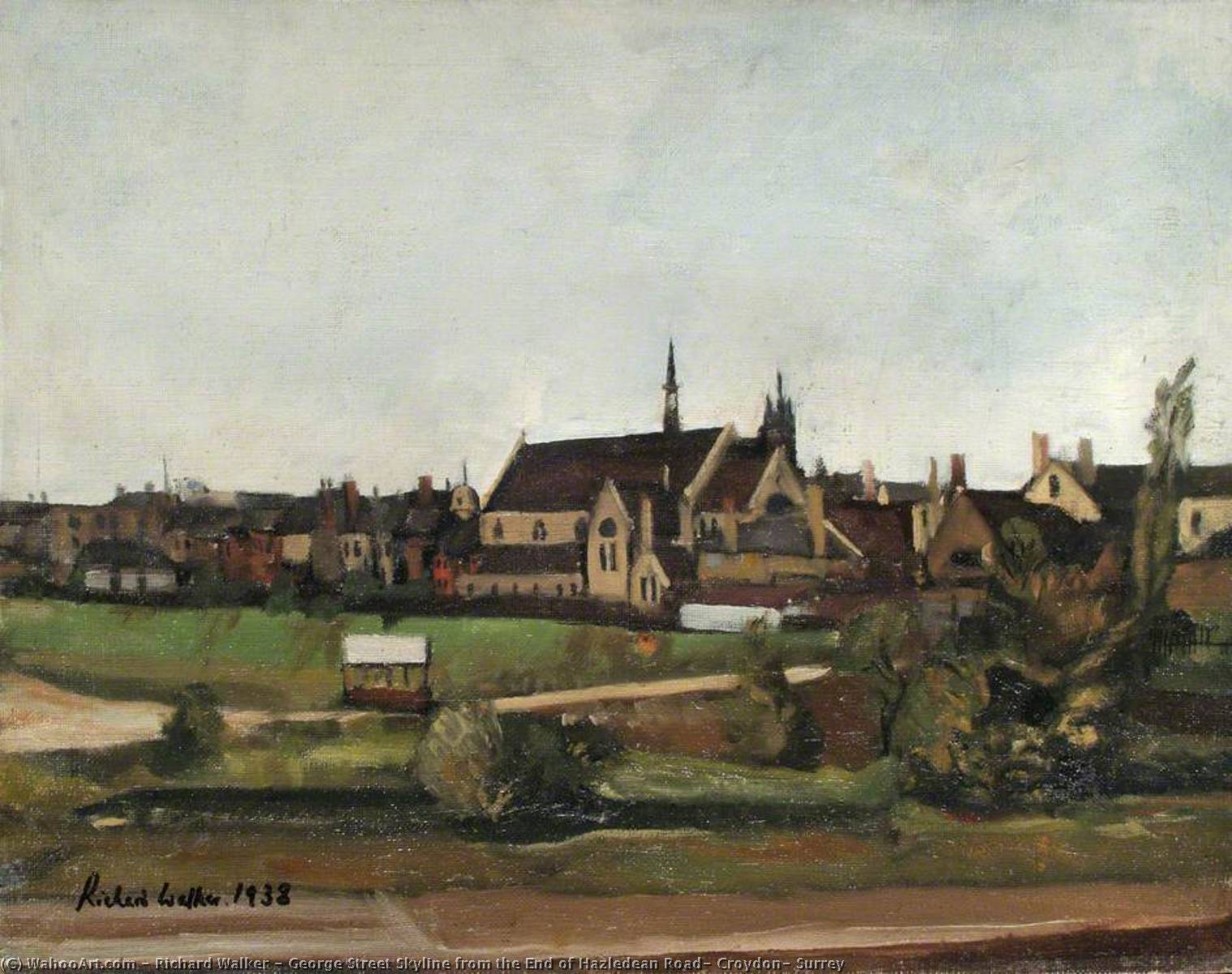 George Street Skyline From The End Of Hazledean Road, Croydon, Surrey — Richard Walker