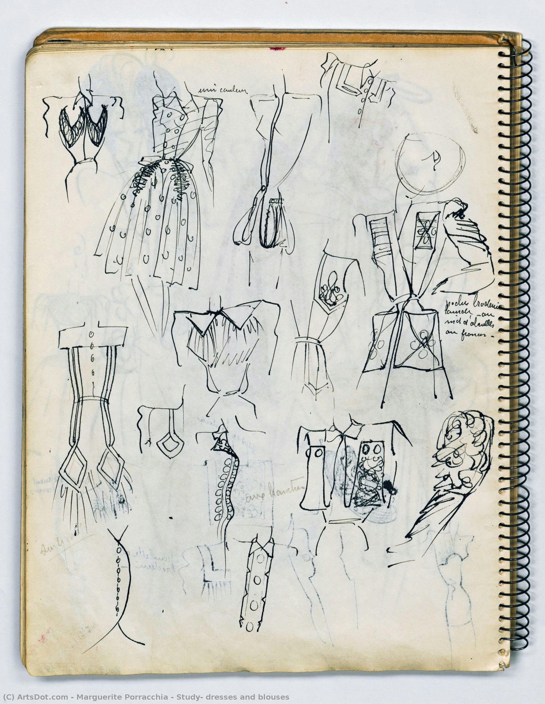 Study: Dresses And Blouses — Marguerite Porracchia