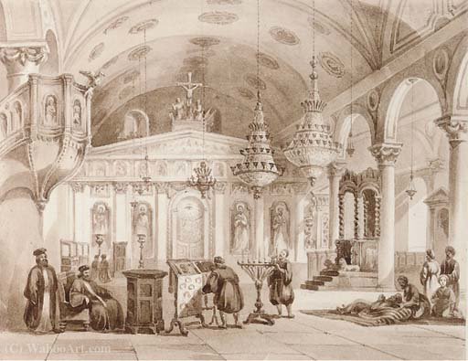 The Greek Church Of Baloukli Near Constantinople — Thomas Allom