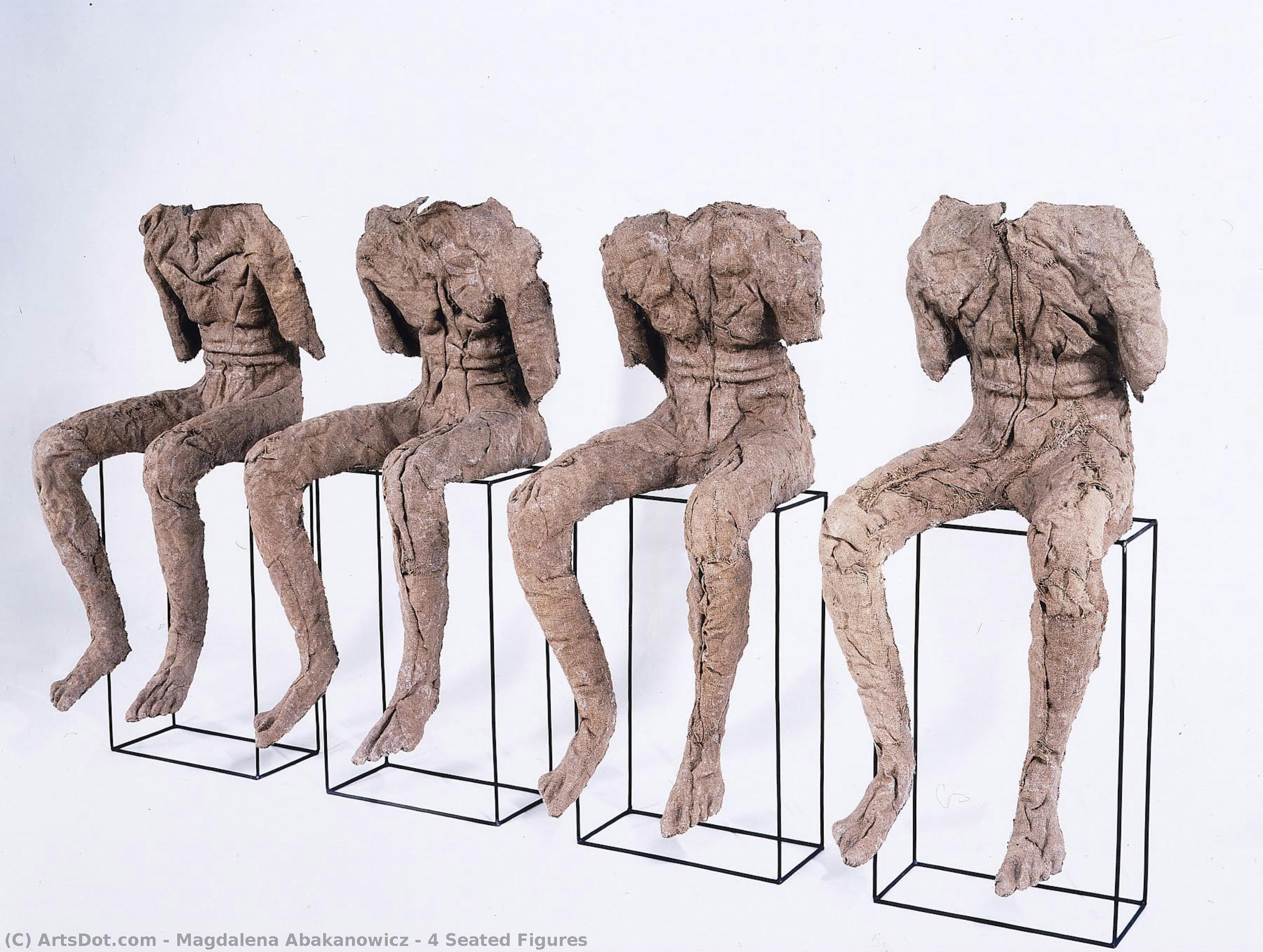 Vier Sitzende Figuren — Magdalena Abakanowicz