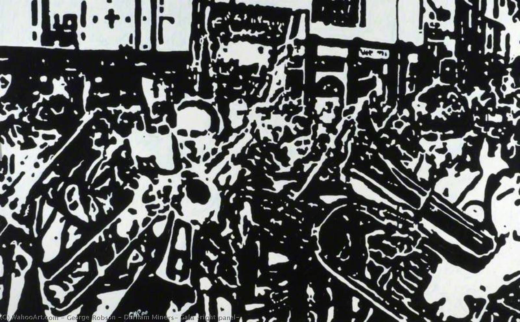 Durham Miners' Gala (right Panel) — George Fennel Robson