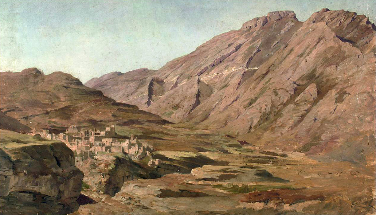 A Mountain Village In The Caucasus — Franz Alexeevich Roubaud